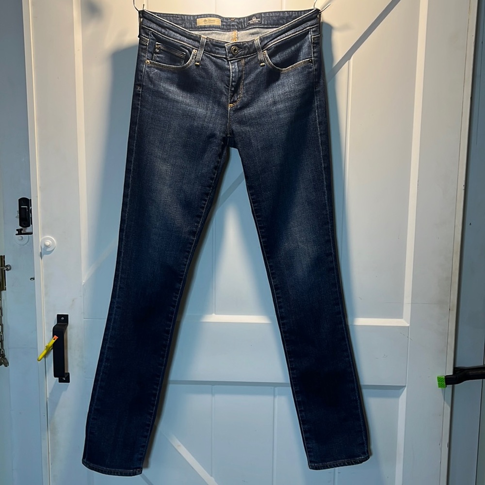 Adriano Goldschmeid The Stevie Ankle Slim Straight Dark Wash Jeans Size 27 30 L